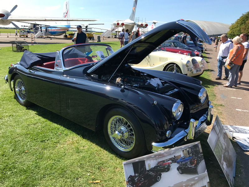 Illustration for article titled A Car Show At An Air Museum In England!